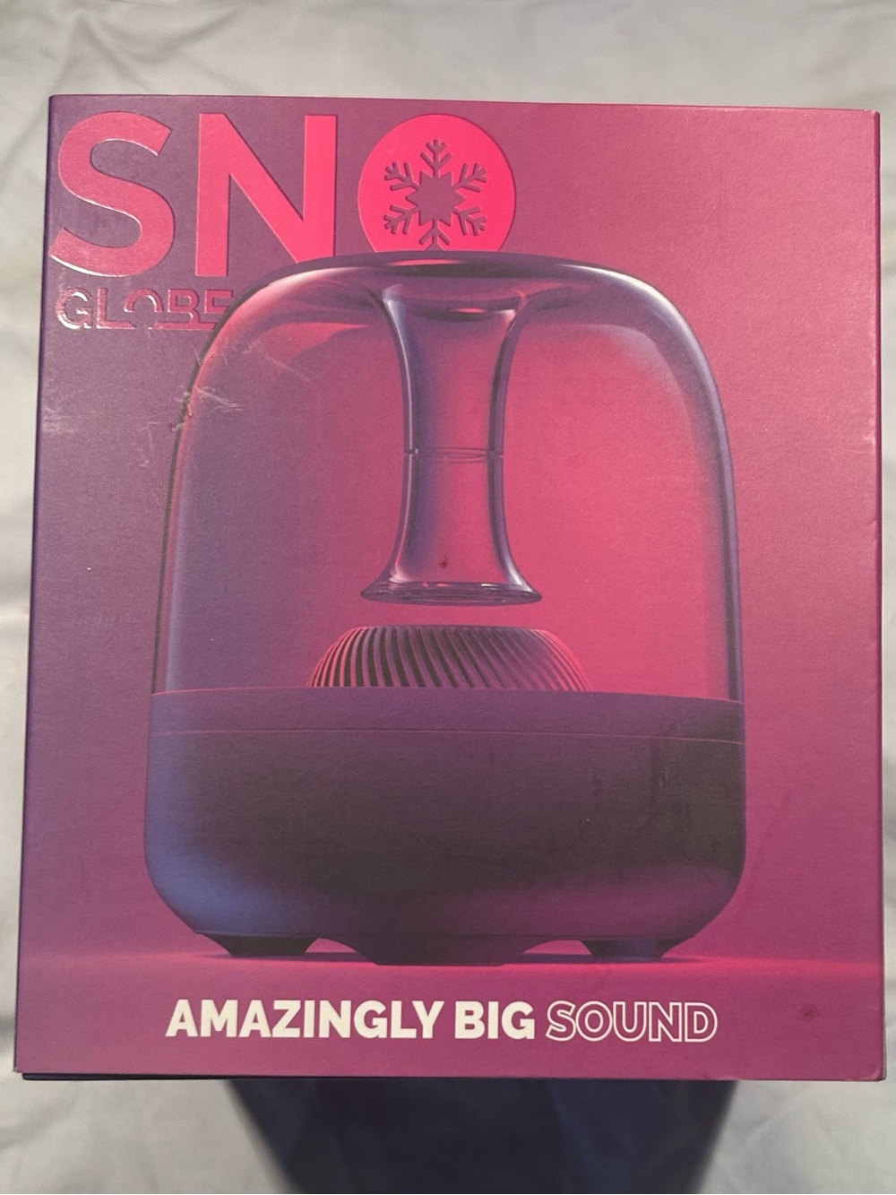 Sno Globe Wireless light up Bluetooth Speaker - NIB